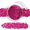 Pink Body Glitter Gel, Halloween Hot Pink Face Glitter, Singer Concert Costume, Face Hair Glitter, Pink
