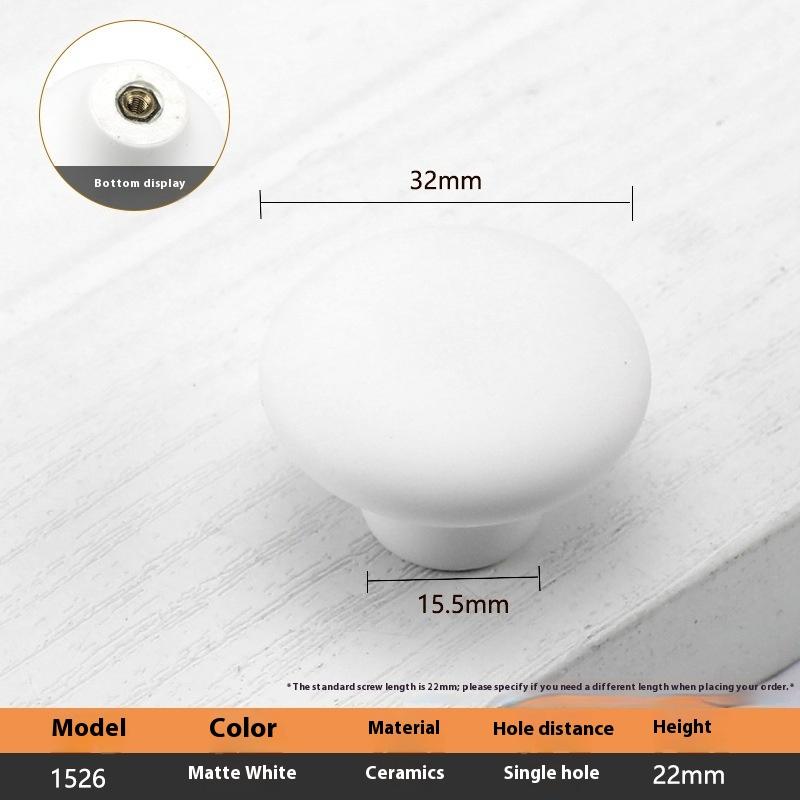 Keramik Schrankgriffe im nordischen Stil für Kinderzimmer, Macaron-farbenfrohe runde Schubladenknöpfe und -griffe, Möbelgriffe für Kinder