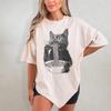 Ramen Cat Shirt, Funny Cat Comfort Colors T-Shirt, Foodies Tshirt, Noodle Cat T Shirt, Retro Cat Graphic Tee, Cat Lover Gift, Japanese Shirt