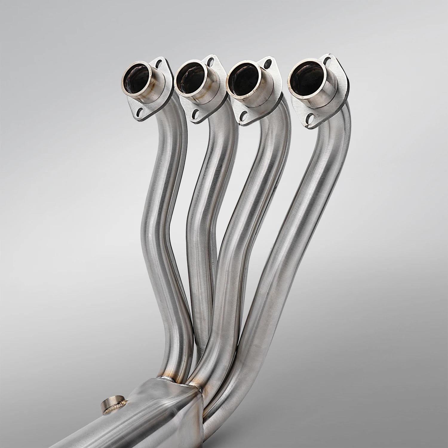 

Stainless Steel 60MM Front Exhaust Pipe for ZXMOTO Zhangxue 500RR Motorcycle, Easy Installation Integrated
