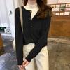 Cashmere Sweater Cardigan Women Single Breasted Long Sleeve Elegant Vintage Jumper Solid Wool Knitted Autumn Winter Outwear