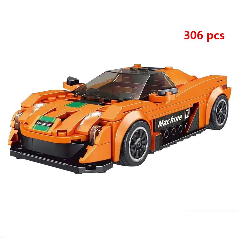 

Городской автомобиль, технический гоночный автомобиль, скорость, чемпион, строительные блоки, фигурки гонщика, спортивный автомобиль, модель Moc, развивающие кирпичные игрушки
