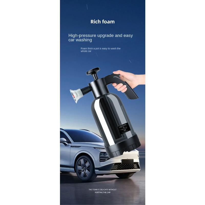 2L ręczny opryskiwacz piankowy z 3 rodzajami dysz ręczny pneumatyczny pistolet piankowy pianka śnieżna myjnia samochodowa butelka z rozpylaczem mycie okien samochodu