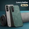 For Samsung Galaxy S23 FE Case Luxury Leather Magnetic Holder Phone Cases For Samsung S23 FE S23FE S23 Fe Silicone Back Cover