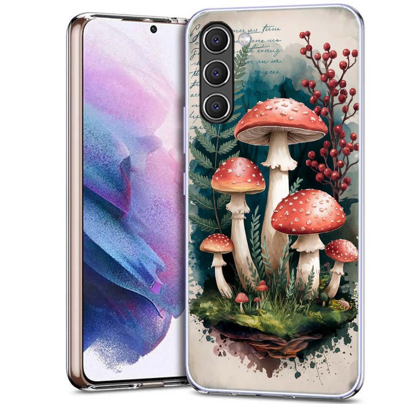 

Colorful Mushroom Phone Case for Samsung A54 A14 A24 A34 A17 A37 A57 A55 A35 A25 A15 A13 A23 A33 A53 A07 A05S A04S A03 A73 Galax Samsung A35 5G
