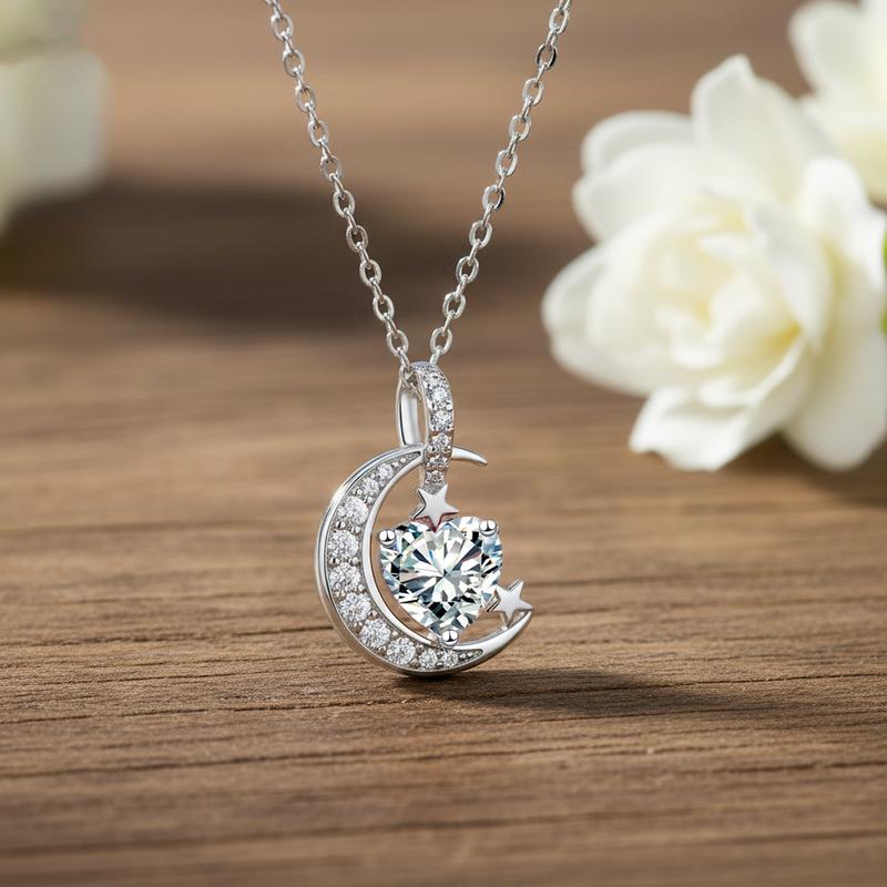 Barbie necklace Original design, shining stars and moon, temperament, niche and versatile, ins style, high-looking, romantic and exciting ZJYXL-HJ-226