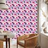 Wallpaper Flowers White and Purple for Living Room and Bedroom 50x1000