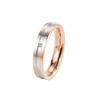 European and American Electric Titanium Steel Rings Couple Rings Jewelry