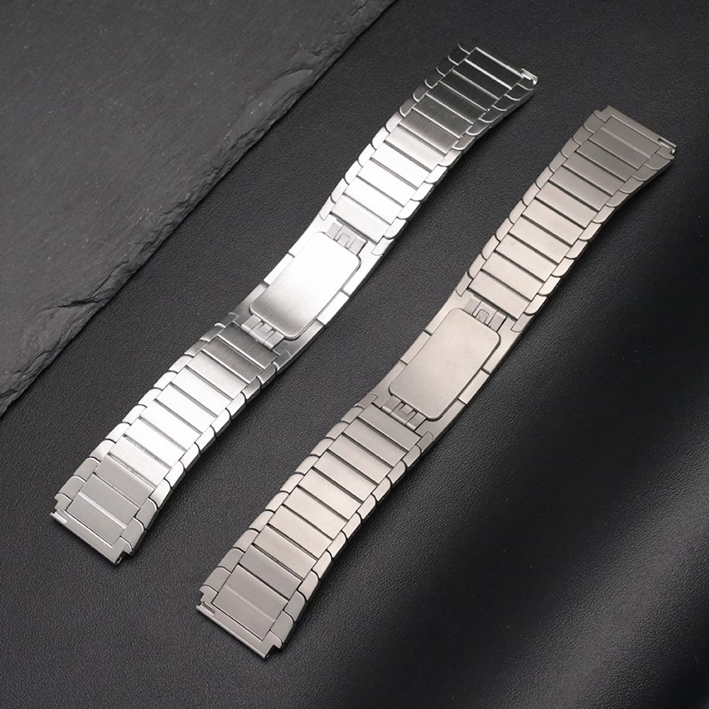 Uniwersalny Pasek ze Stali Nierdzewnej 22 mm do Huawei Watch GT 6 Pro 46 mm Luksusowy Metalowy Pasek do Zegarka Seiko Męska Bransoleta