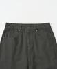 TOFFEE Cotton Washed Line Pants (Charcoal)
