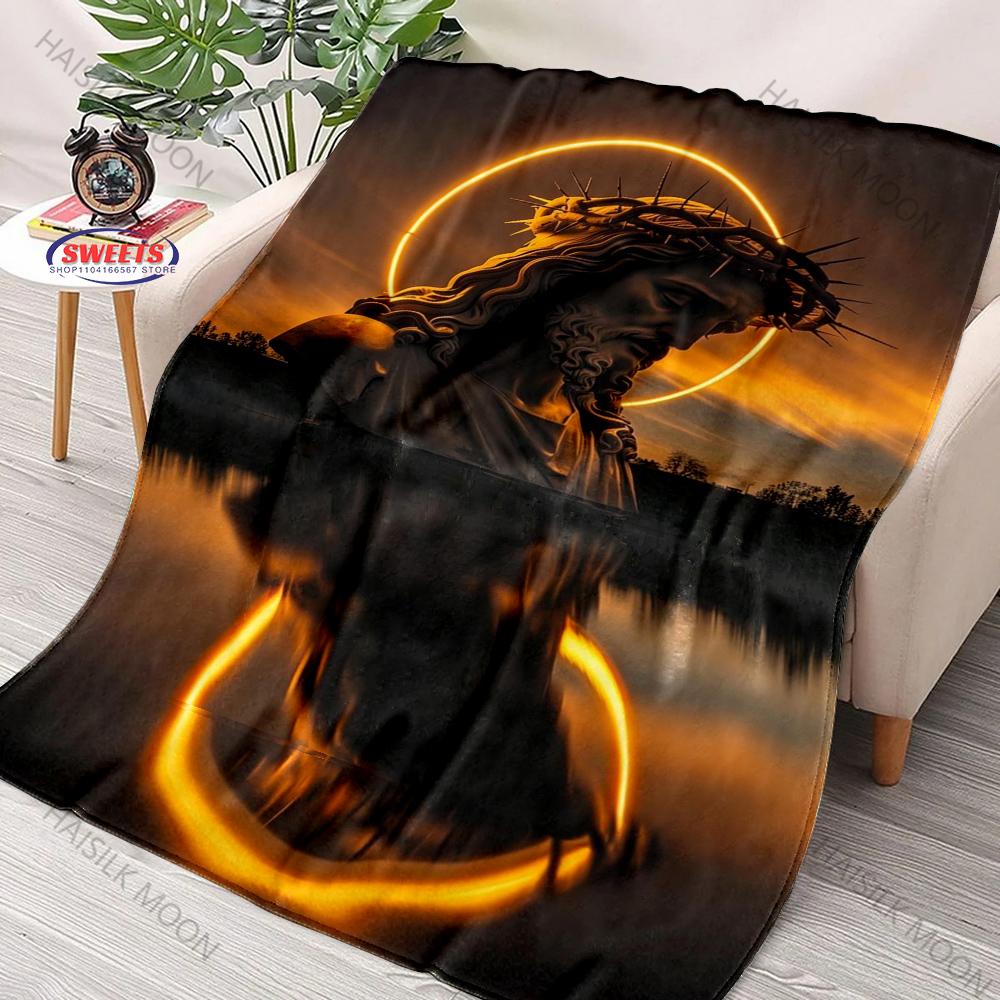 17 Styles Christian Gifts for Women Faith, Inspirational Gifts for Women, Man, Soft Fluffy Throw Blankets for Women Fast Arrival