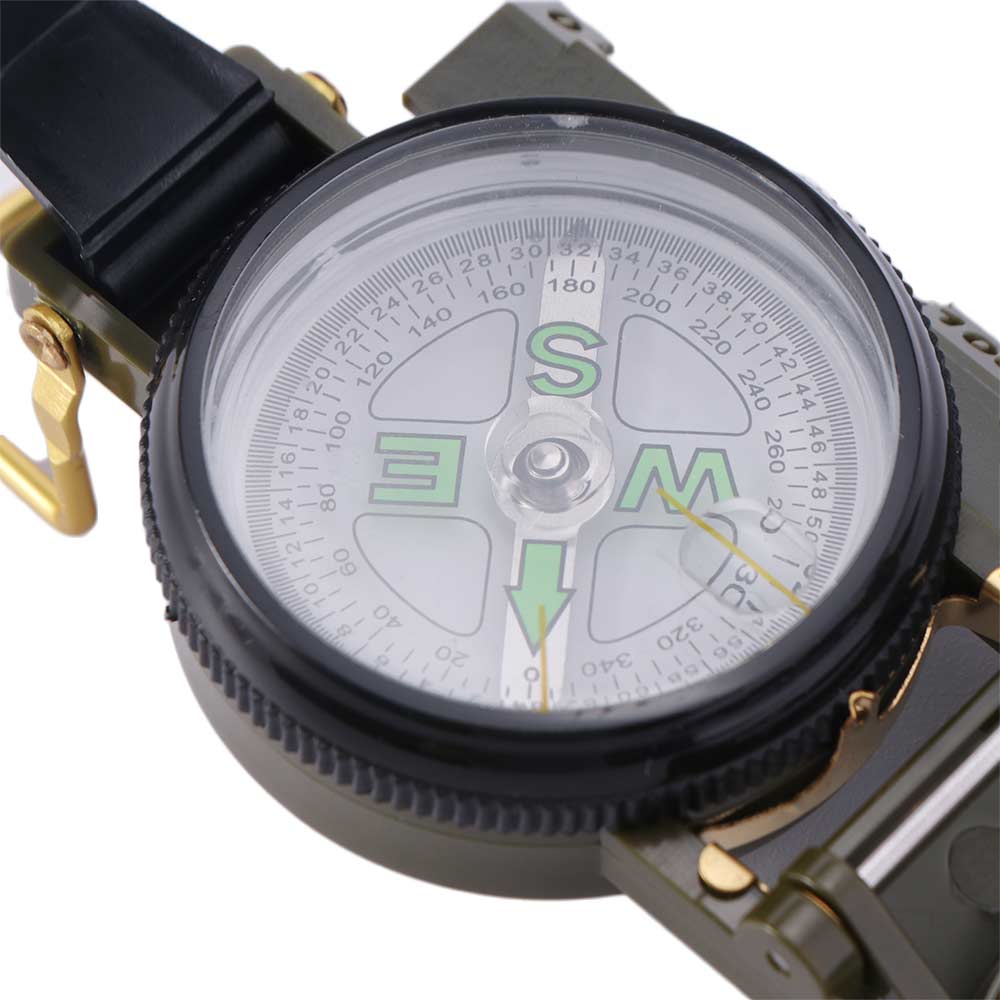 Metal Construction Professional Compass Waterproof Camping Compass Outdoor Compass Survival