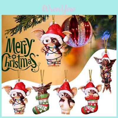 Xmas Gizmo Fairy Acrylic Pendant Hanging Toy For Christmas Tree