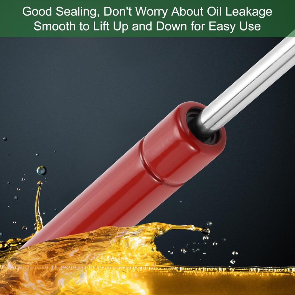 Motoforti Universal Lift Support Strut Gas Springs, 7 Inch/180mm, 45lb/200N/20kg, Metal, Red, 2 Pieces