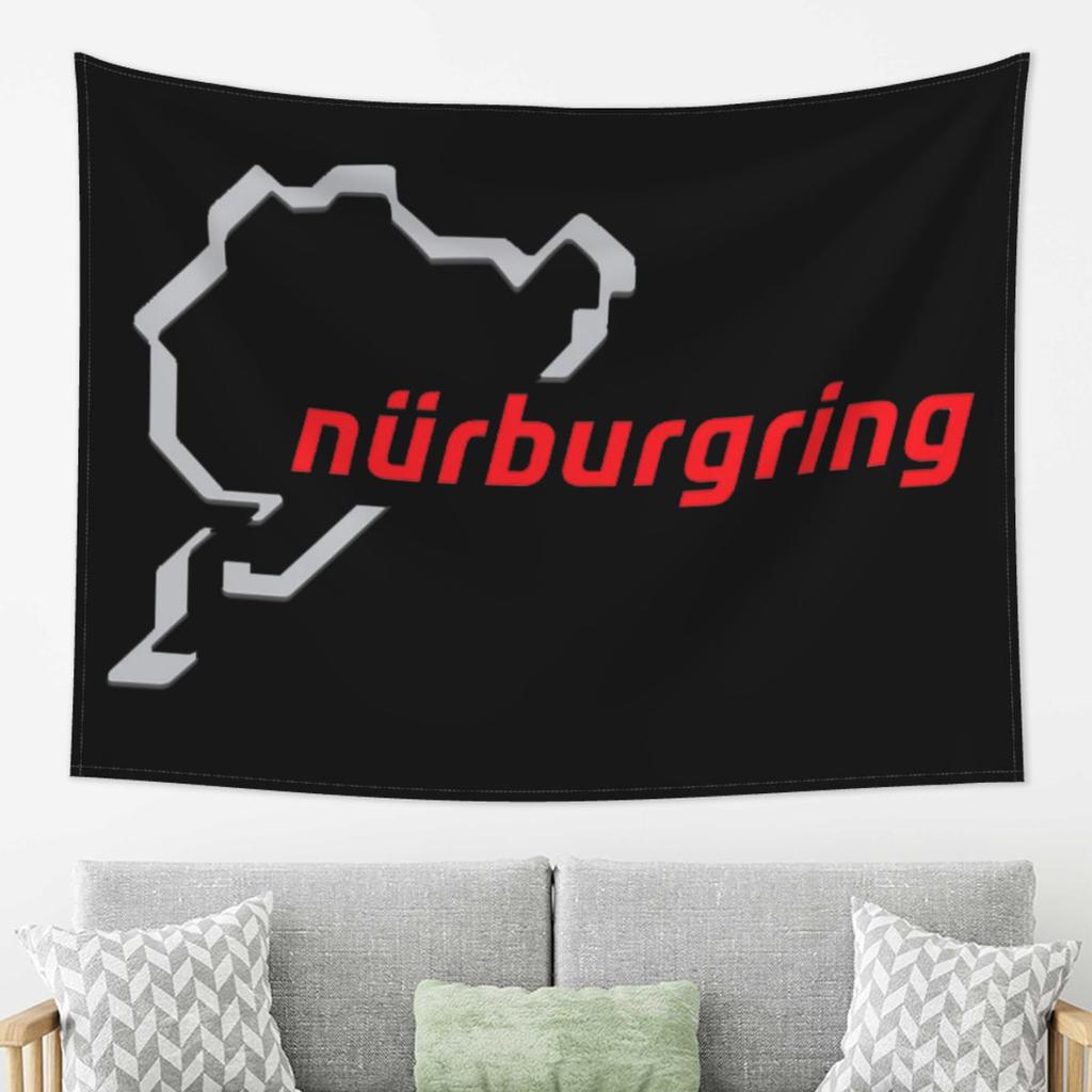 Tor Wyścigowy Niemcy Nurburgring Dekoracja Ścienna Sztuka Estetyczne Gobeliny do Salonu Sypialni Domu Tkanina Ścienna Wisząca na Ścianę