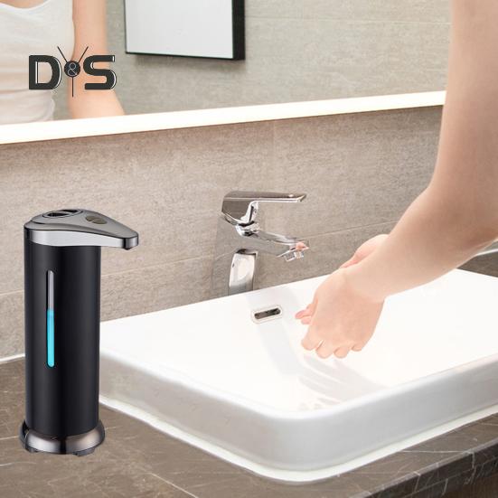 Automatyczny dozownik mydła 285 ml bezdotykowy czujnik pojemnik na mydło do naczyń wodoodporny regulowana objętość kuchnia łazienka płyn do mycia rąk pompa