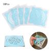 10 pcs Bathtub Disposable Sink Shower Bath Hair Catcher Mesh Stickers Filter Floor Drain Cover