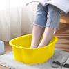 Vasca per pediluvio con foro per appendere, pedicure in plastica e massaggiatore