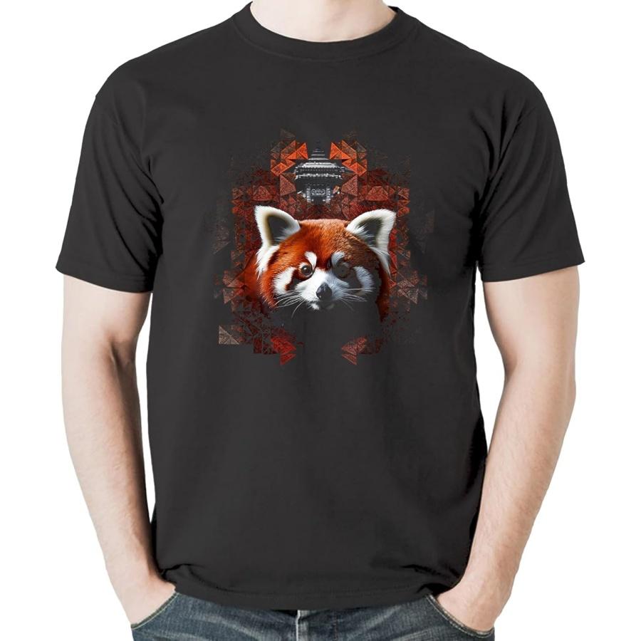 Red Panda Lover Artwork _ Animal Motif Red Panda T-Shirt Sweatshirt Hoodie Tanktop for Men Women Kids S