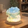 Creative DIY Night Light Elegant Handmade LED Ice Cube Night Light USB Powered DIY Craft Simulated Flowers Light