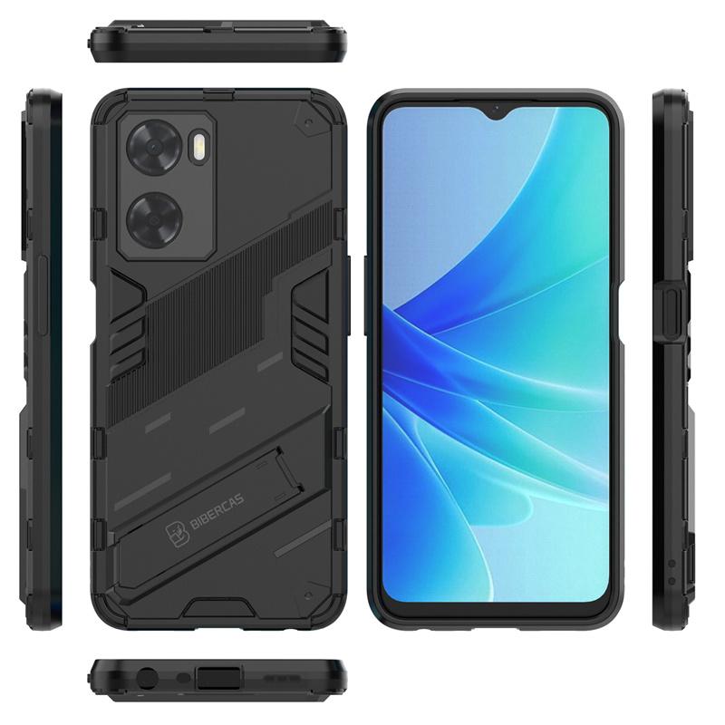 Für OPPO A57 4G Fall Auto Magnetischer Halter Stoßfest Rüstung Zurück Abdeckung Für Oppo A57 2022 EINE 57 OppoA57 CPH2387 6.56 "telefon Fällen