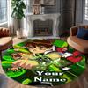 Personalized B-Ben10 Round Chair Office Rug - Perfect for Mat, Office Chair & More - Ideal Gift for Birthdays and Holidays