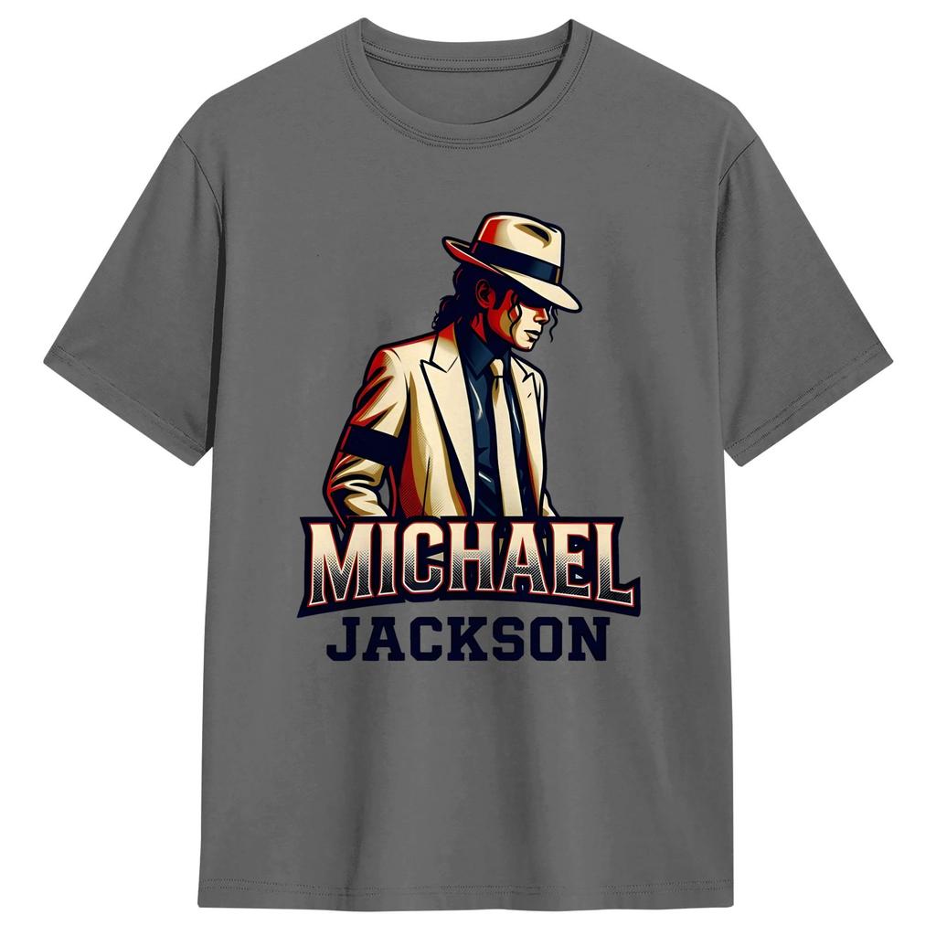 Couple T Shirt MMichael JJackson Poster TShirts Hippie Summer Tees Streetwear Cotton Tops Plus Size