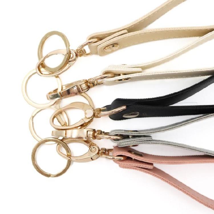 Hållbar Läder Nyckelring Bucolisk Design Kompakt Storlek Perfekt för Minimalistiska Entusiaster och Pendelresenärer