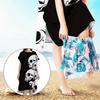 Gotische Skelett Kapuzenhandtuch Flachdruck Schwarz Weiß Mikrofaser Poncho für Schwimmer Surfer Strand Pool Tragbare Decke