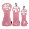 Head Cover Driver 440cc 460cc Golf Cover Wood Cover Utility Golf Head Cover UT Waterproof Sakura (Pink, DR)