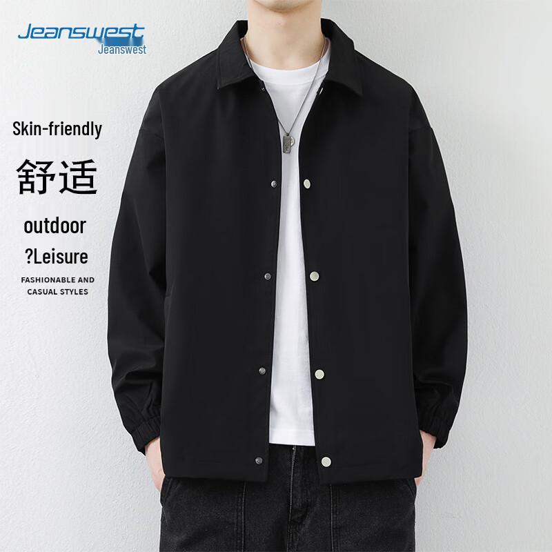 JEANSWEST Men's Stand-Collar Casual Jacket
