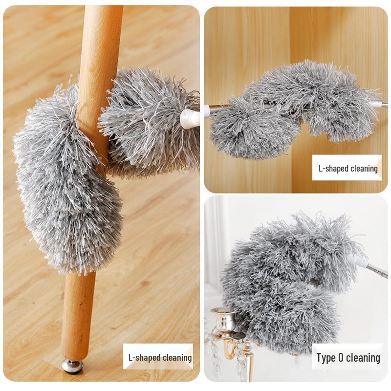 Retractable Super Long Feather Duster for Home and Car Cleaning