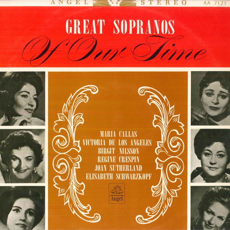 

LP Record VARIOUS Great Sopranos Of Our Time AA7171 ANGEL Japan Classical Used