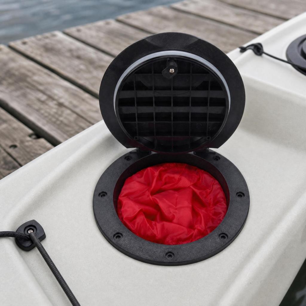 Round Kayak Inspection Hatch Cover Waterproof Sealing Lid Easy to Install