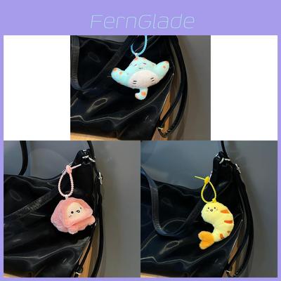 Marine Life Plush Keychain With Short Pile Material For Travel Souvenir And Gift Idea