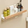Wood Wall Mounted Shelf Wall Mounted Toilet Shampoo Holder Kitchen Shelf Shower Solid Wood Corner Shelves Organizer Storage Rack