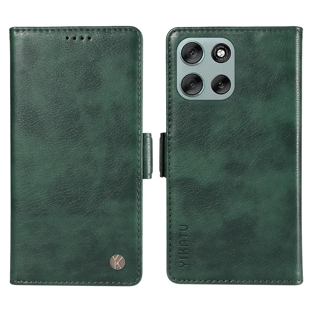 For Motorola Moto G56 5G Case YIKATU YK-007 Litchi Texture PU Leather Wallet Phone Cover