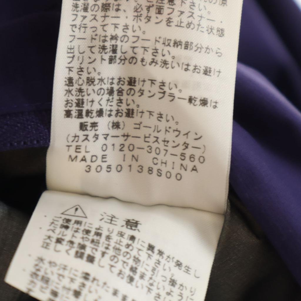 The North Face Rain Jacket M Purple NPW11212 Outdoor Gore-Tex Women Used