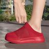 Lightweight Knitted Slippers Hollow-out Mesh Walking Shoes Men Women Breathable Mesh Casual Footwear for Traveling