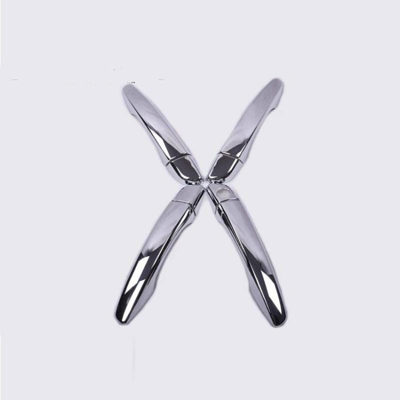 FUNDUOO For Citroen C3 2017 2018 MK3 New Chrome Car Door Handle Cover Trim Sticker Free
