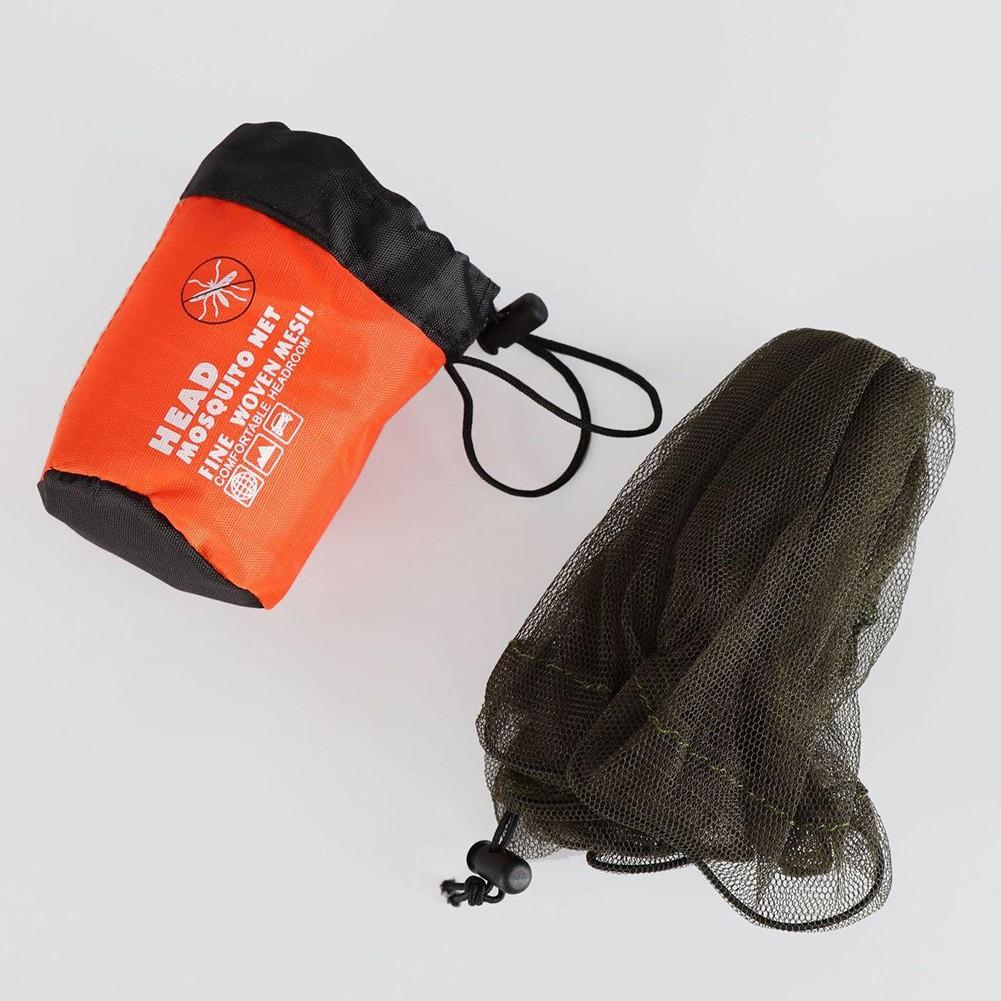 Protect Face and Neck from Annoying Bugs Mesh Head Net for Campers