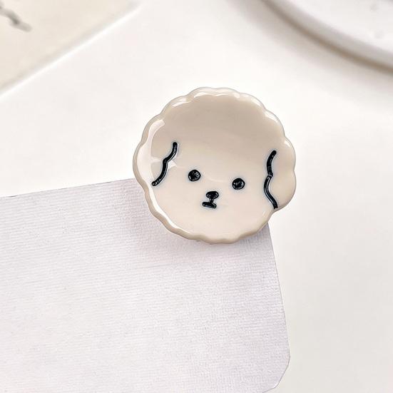 Cartoon Dog Hair Clip Non-slip Mini Claw Jaw Clip Acetic Acid
