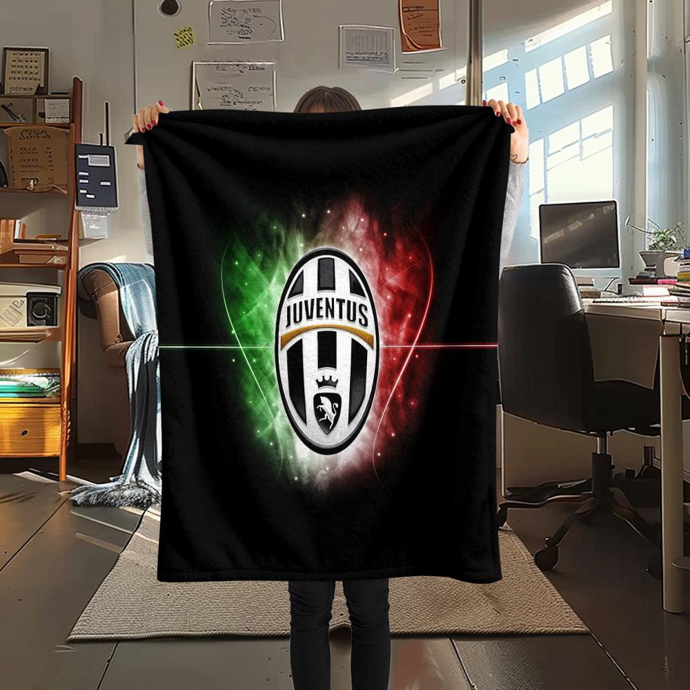 Juventus Football Club Flanelldecke, Hohe Qualität, Bequem für alle Jahreszeiten, Heimdekoration, Wärme und Komfort