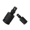 1/4 3/8 1/2 Inch Wrench Socket Adapter 360 Degree Air Wobble Socket Adapter Flexible Impact Swivel Socket for Bicycle/Car Repair