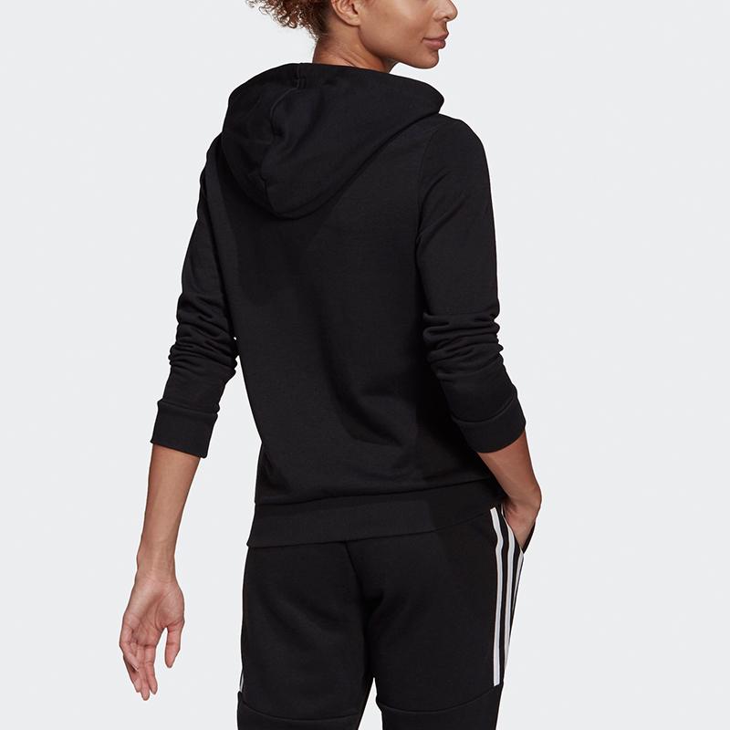 Adidas Neo Essentials Sports Hoodie Pullover Women Hoodie Black GM5514