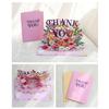 Handmade 3D Popup Card Eye Catching 3D Popup Thank You Greeting Card for Birthdays and Special Event