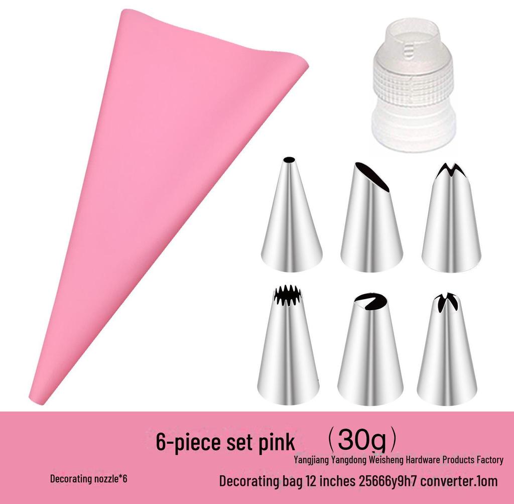 Stainless Steel Cake Decorating Nozzle Set with EVA Bag