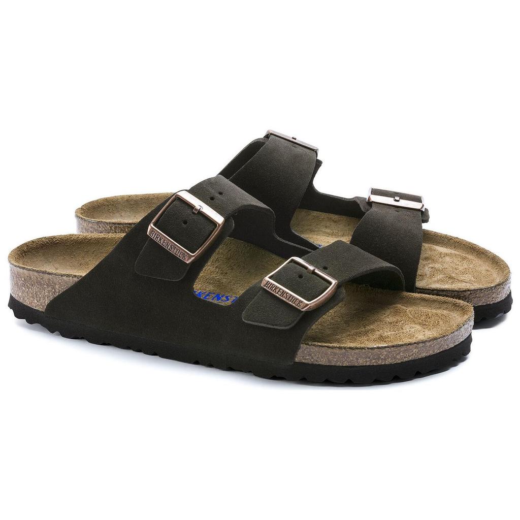 Birkenstock Arizona Soft Footbed Suede Mocha Unisex Sneakers Brown 0951313