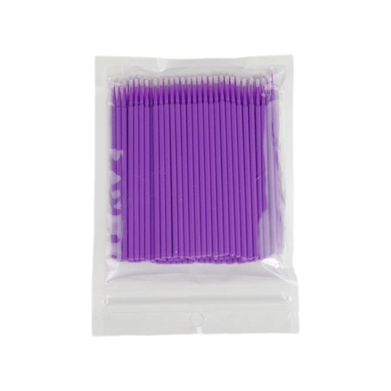 100 Stück Einweg Up Paint Mikro-Pinselspitzen Mini Auto-Kratzer-Ausbesserungsfarbe Mikro-Pinsel-Applikatorstifte Detailierwerkzeuge für Auto