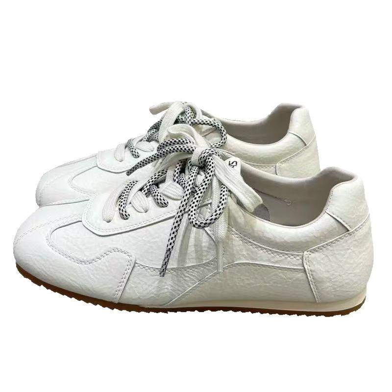 Retro German training shoes women's 2025 autumn new sports breathable Forrest Gump shoes versatile white shoes casual board shoes single shoes